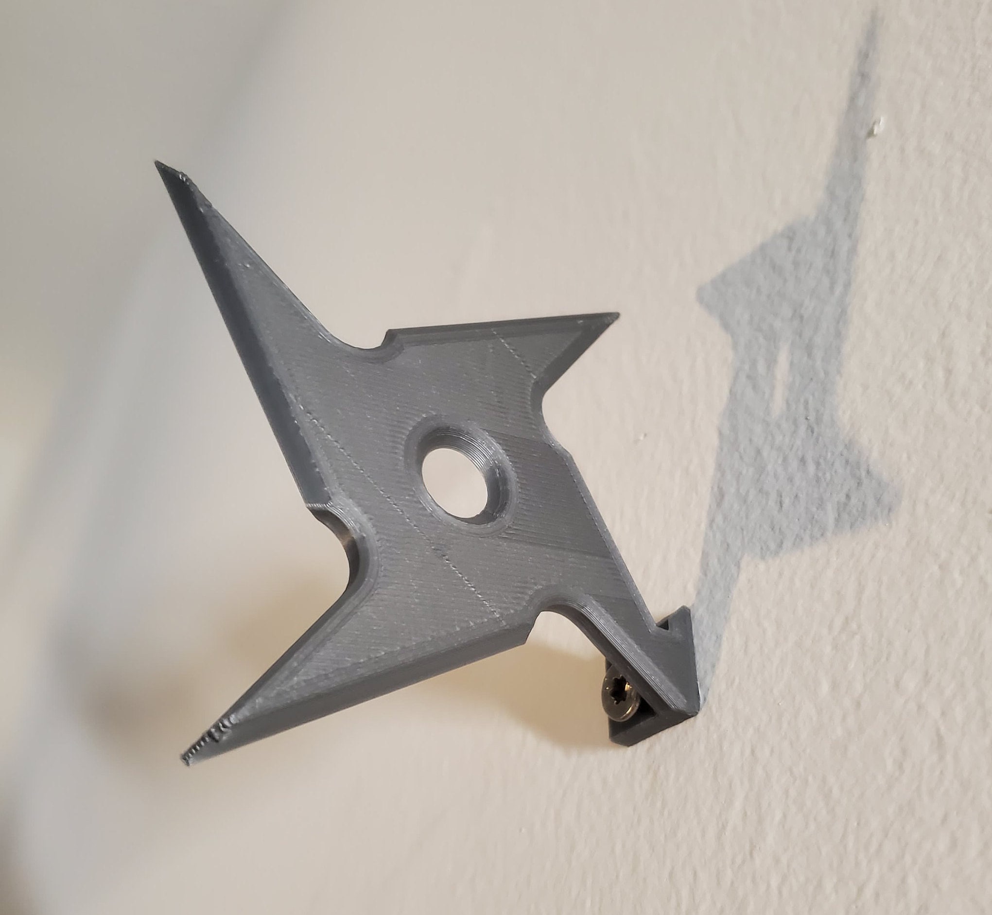 Ninja Throwing Star Shuriken Wall Hanger - 3 Pack - 3D Printed