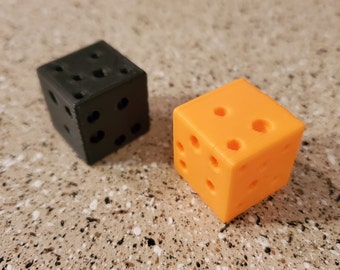 Annoying Dice - lot of 4 - multiple colors! - Annoy your OCD Friends