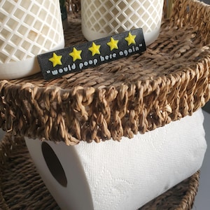 5 Stars - Would poop here again! Pack of 10 ratings!