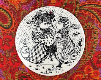 Bjorn Wiinblad Nymolle 12 Months of Love Wall Plaques - Etsy