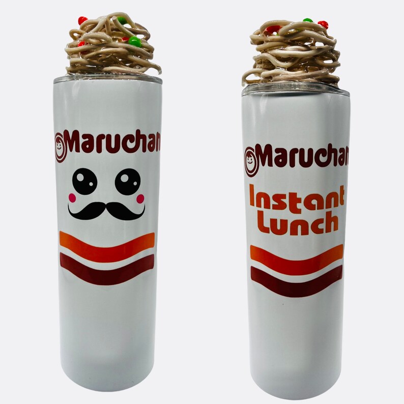 3D Maruchan Ramen Tumbler and Lid Topper Etsy