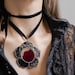 see more listings in the gothic glass jewelry section