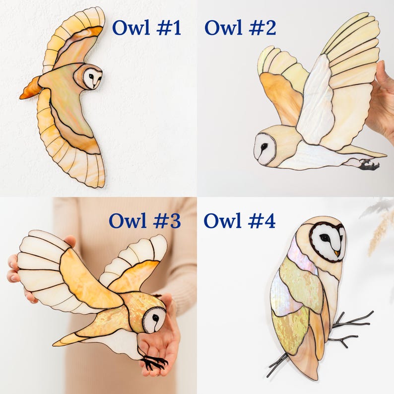 Wanddekoration aus Buntglas mit Eisvogelmotiv, handgefertigter Wandbehang, naturinspirierter Sonnenfänger, Geschenk für Vogelbeobachter, individuelle Vogelskulptur Bild 7