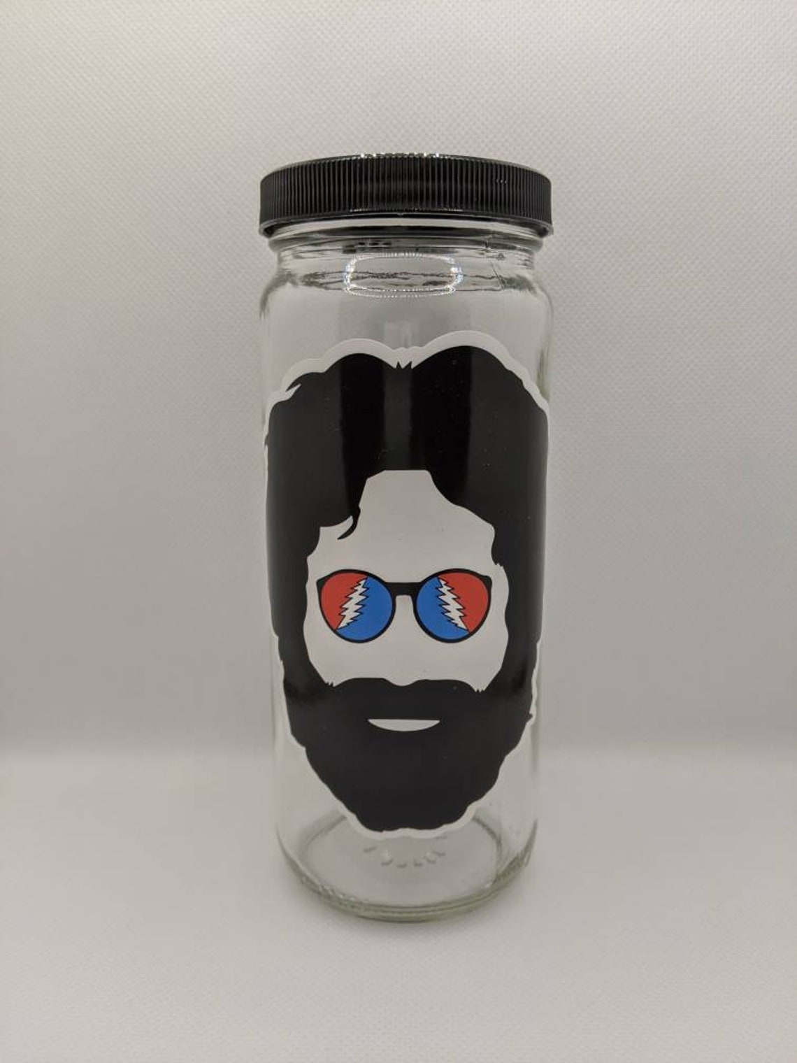 Stashjar Glass Stash Jar Herb jar weed stash jar cannabis Etsy