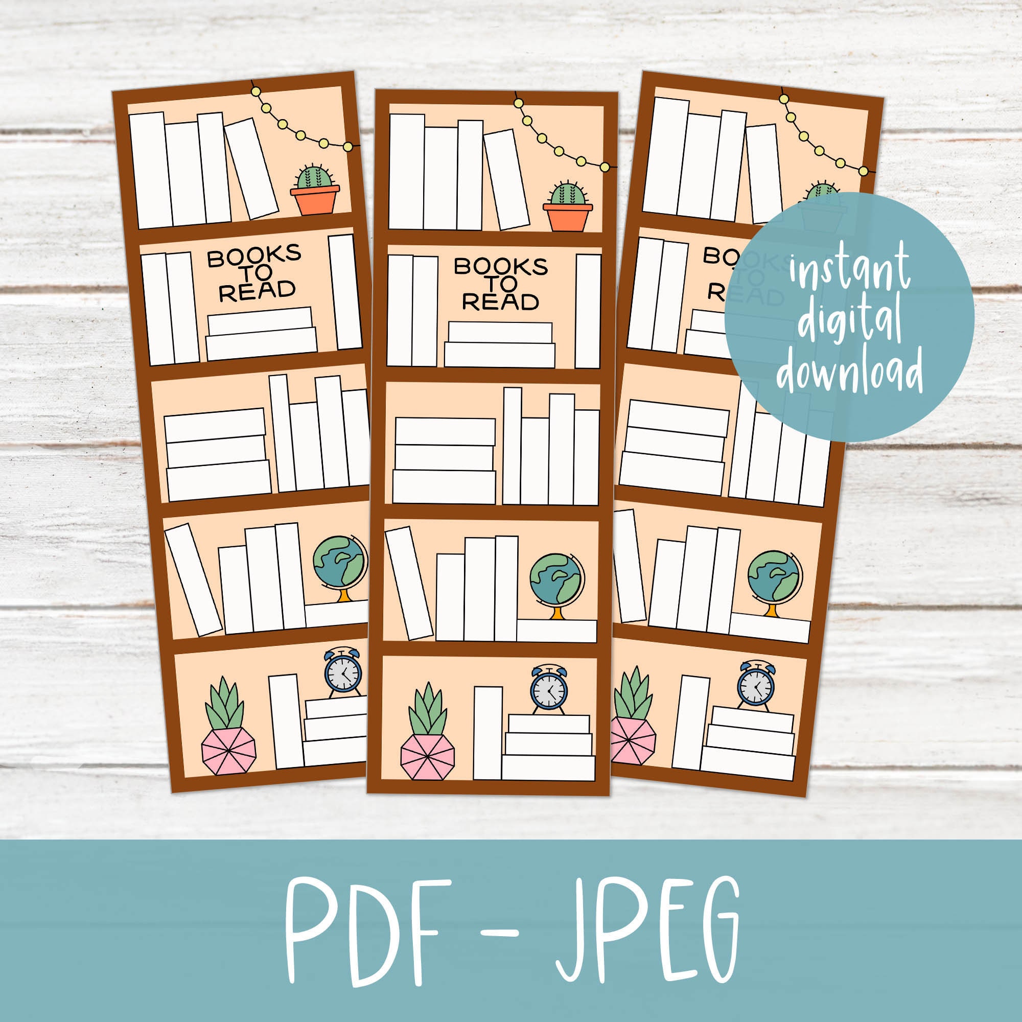 printable-bookmark-book-tracker-bookmark-books-to-read-etsy