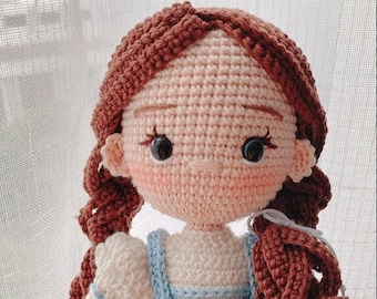 Amigurumi Dorothy doll,Amigurumi doll,Crochet doll,handmade dolls