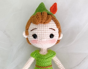 Amigurumi Peter doll,Crochet Peter doll,handmade dolls,handmade peter doll