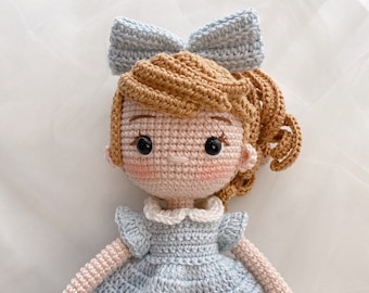 Amigurumi Nina doll,Amigurumi doll,Crochet doll,handmade dolls