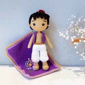 Aladdin Amigurumi doll,Crochet doll,handmade dolls,handmade doll