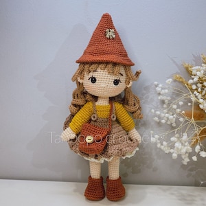 The Little Witch,Amigurumi doll,Crochet doll,handmade dolls