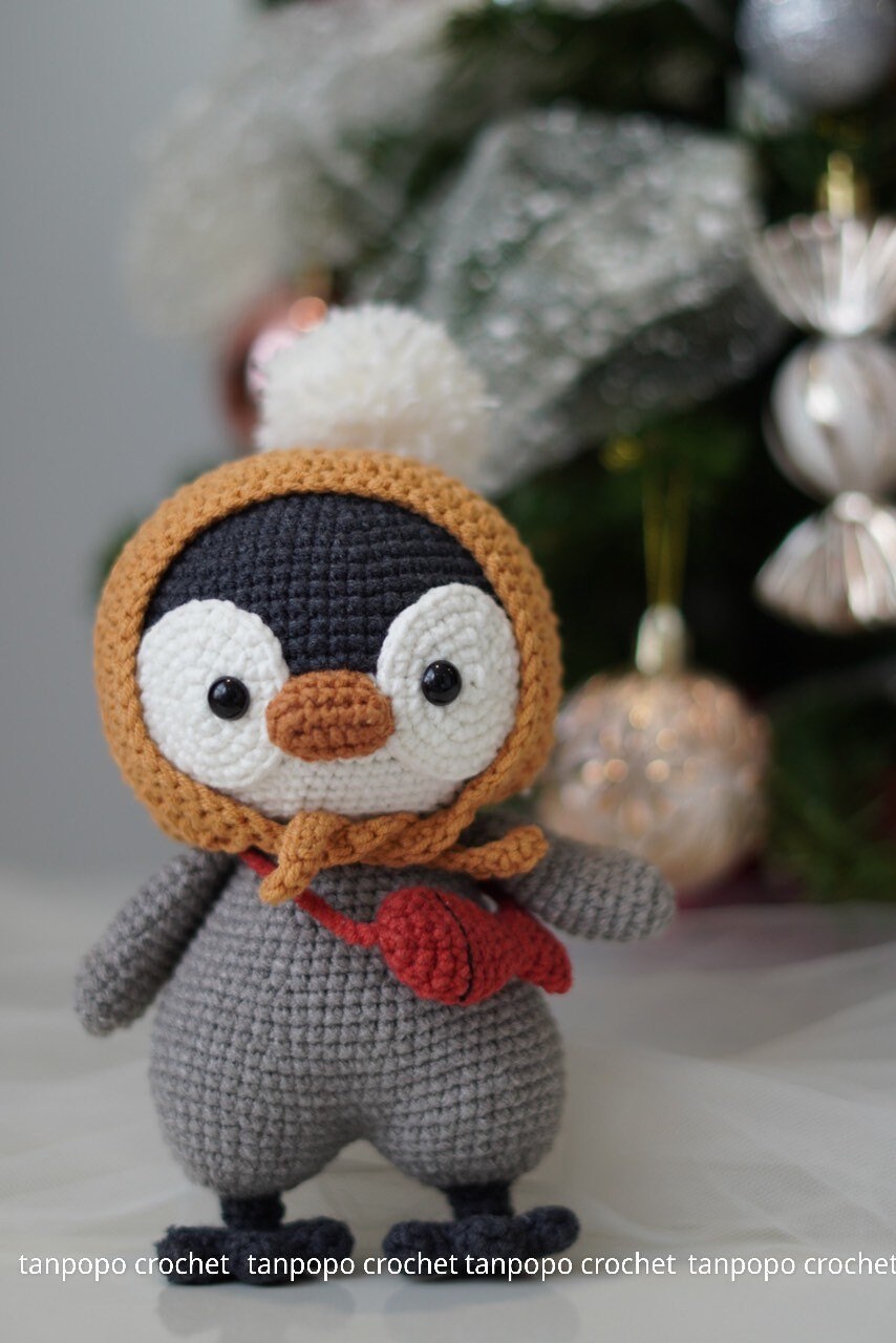Cora The Little Penguin, Amigurumi doll,Crochet doll,handmade dolls, handmade
