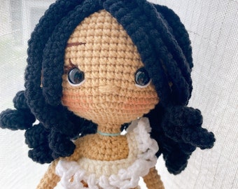 Princesse Tribeswoman, poupées princesse, poupée princesse amigurumi, poupée princesse au crochet, poupées faites main, poupée princesse faite main