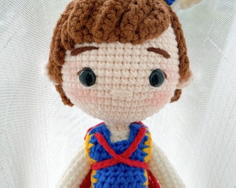 Amigurumi doll prince from Snow White,Crochet doll,handmade dolls,handmade doll