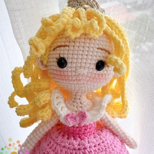 Sleeping Princess, Princess Dolls,Amigurumi Princess doll,Crochet Princess doll,handmade dolls,handmade princess doll
