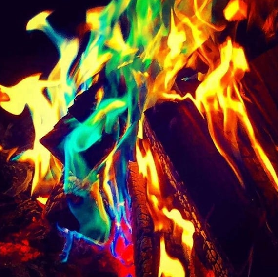 Campfire Mystical Color Flames 25g 50g, Fire Pit Color Flames