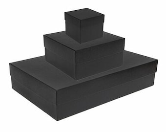ブラックセットアップボックス|ギフトボックス|ギフトボックス|ギフトボックス|カスタマイズ可能|DIYクラフト|プレゼントDIY|生分解性素材/リサイクル/愛