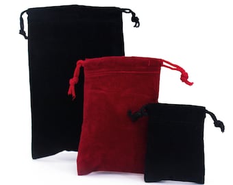 Velveteen Pouches /Velvet Drawstring Pouches/Premium Made Organic Bags/Reusable/Mini Bags/Pouches/Recyclable Bag/Boho Style/Draw String Bag