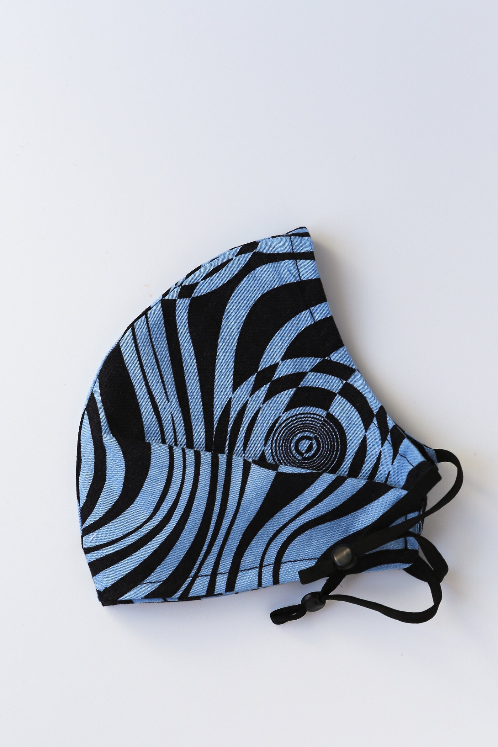 Hypnotic Lines Mask 100 Cotton Reusable/Washable Face Etsy