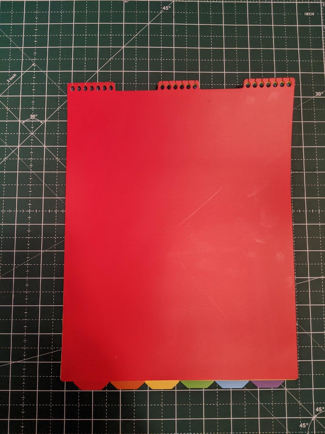 FLIP Letter Bottom Tab Dividers for Rocketbook Etsy