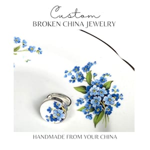 CUSTOM Order China Jewelry Ring Heirloom Keepsake Gift handmade from Your Family China, Christmas Gift for Daughter Sister Mother In Law