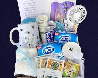 Breast Cancer Care Package for Women, Chemo Hygge Box, Thinking of You Get Well Soon Gift, Hug in a Box, Post Surgery Recovery Gift Basket