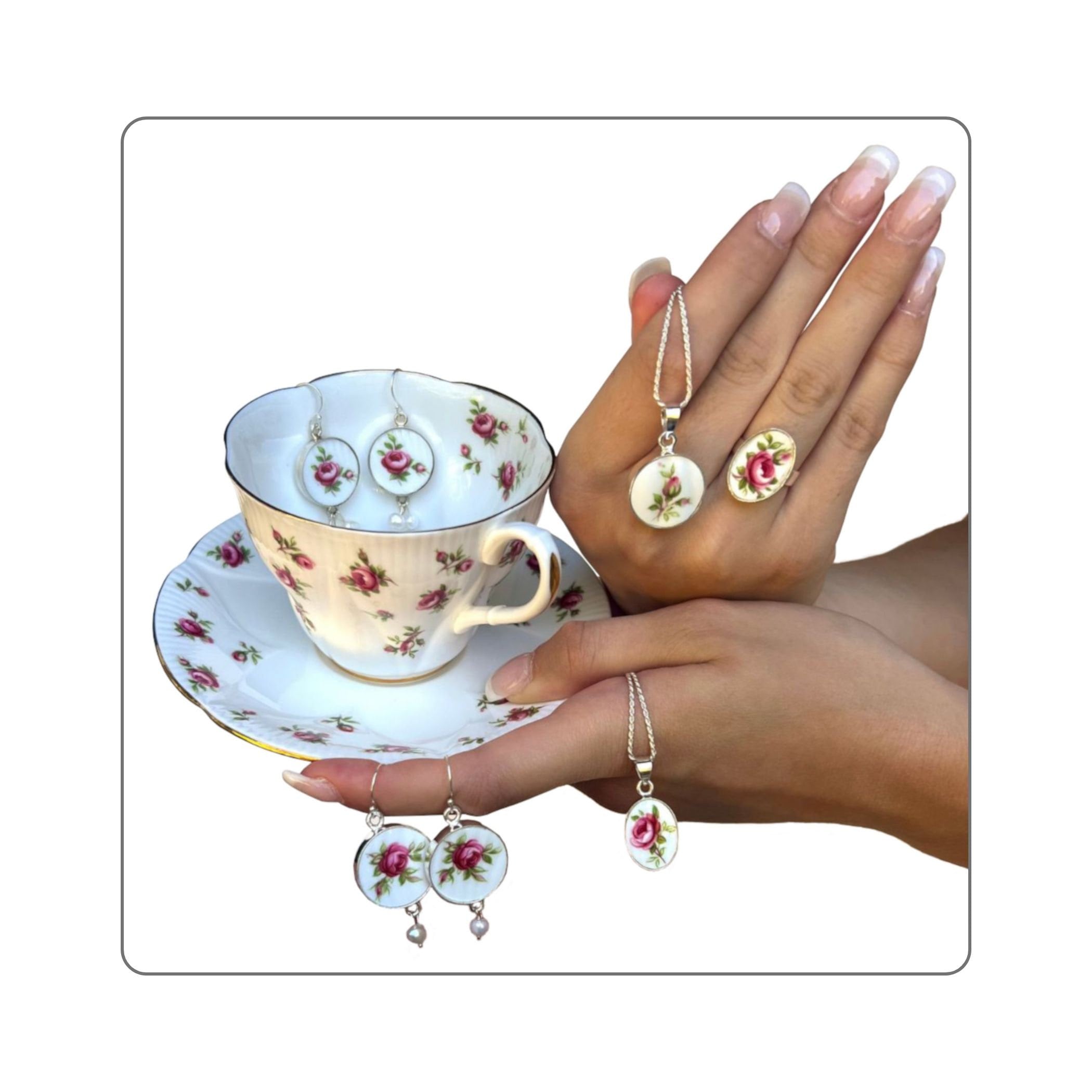 英国製 ...Rosalie 可憐な花びら金彩 ボウル5枚 Noritake Rosalie - Etsy