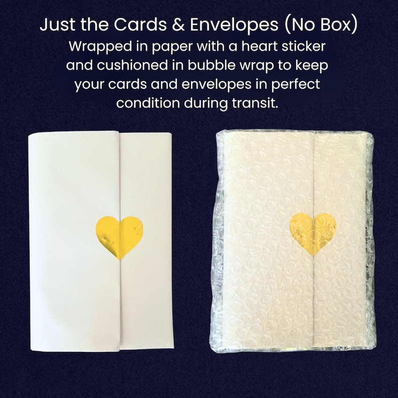 Conjunto de cartões postais vintage com quimono de seda, caixa com 8 cartões em branco com fotos e 9 envelopes brancos. Just the Cards