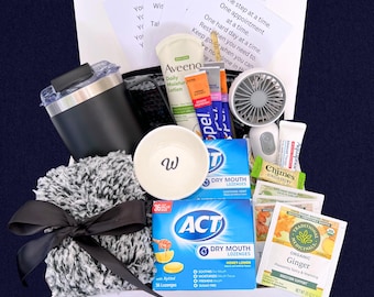 Cancer Care Package for Men, Chemo Gifts for Him, Self Care Gift Box, Sending a Hug in a Box, Thinking of You Get Well Soon Gift Basket