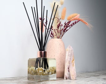 Rainbow Moonstone 'Good Vibes' Crystal Reed Diffuser