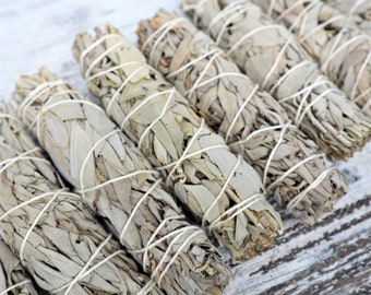 White Sage Cleansing Wand | Medium | 15cm | Purification & Energy Clearing