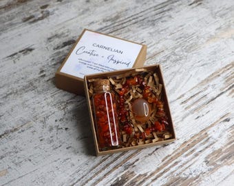 Creative + Inspired Chip Gift Box | Carnelian |  Passion, Confidence & Creative Flow
