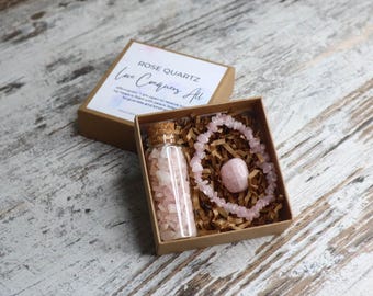 Love Conquers All Chip Gift Box | Rose Quartz | Love, Self-Worth & Emotional Healing