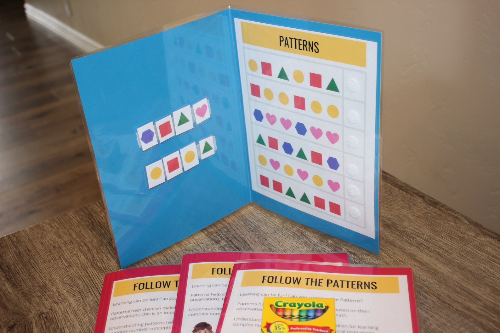 File Folder Game - Patterns - Kindergarten Preschool Prek Autism ...