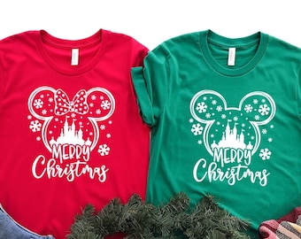 Disney Christmas Shirt, Family Disney Christmas Shirt, Disney Matching Christmas Shirt, Minnie Christmas Shirt, Merry Christmas Disney Shirt