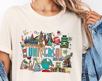 Retro Universal Studios Trip Shirt, Vintage Universal Family Shirt, Epic Universe Shirt, Universal Vacation T-Shirt, Universal Orlando Tee