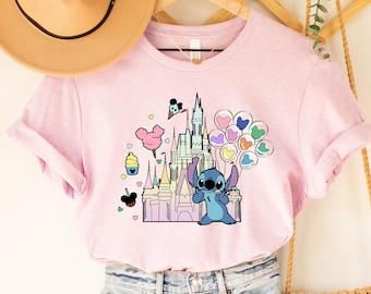 Stitch Shirt, Disney Tee, Disney Stitch Shirt, Stitch Disneyworld Shirt, Disney Vacation Shirts, Disney Castle Shirt, Magic Kingdom Shirt