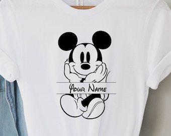 Disney Shirt, Kids Disney Gift, Funny Mickey Shirt, Disney Vacation T-Shirt, Disneyland Shirt, Disney Custom Name T-Shirt, Disney Gift shirt