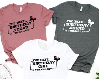 Star Wars Birthday Girl Shirts, Best Birthday Girl in the Galaxy, Disney Birthday Squad, Star Wars Birthday Squad, Disney Birthday Girl Boy