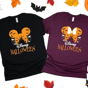 Disney Halloween Kopf Shirt, Halloween passende Shirts, Disney T-Shirt, Disneyland Shirt, Disney Reise Shirts, Halloween Party