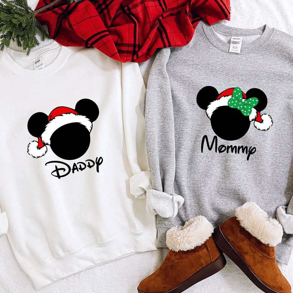 Family Christmas Sweatshirt, Disney Christmas Sweatshirt, Custom Christmas Sweatshirt, Christmas Family Sweatshirt, Disney Family Sweatshirt Teeplaza Design