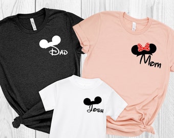 Personalized Disney Family Shirt, Disneyland Family Shirt, Custom Disney Shirt, Custom Family Vacation Shirt, Disney Family Vacation T-Shirt