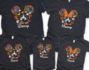 Disney Halloween Family Shirt, Halloween T-Shirt, Family Halloween Shirts, Matching Family Halloween Shirts, Disney Family Vacation T-shirts