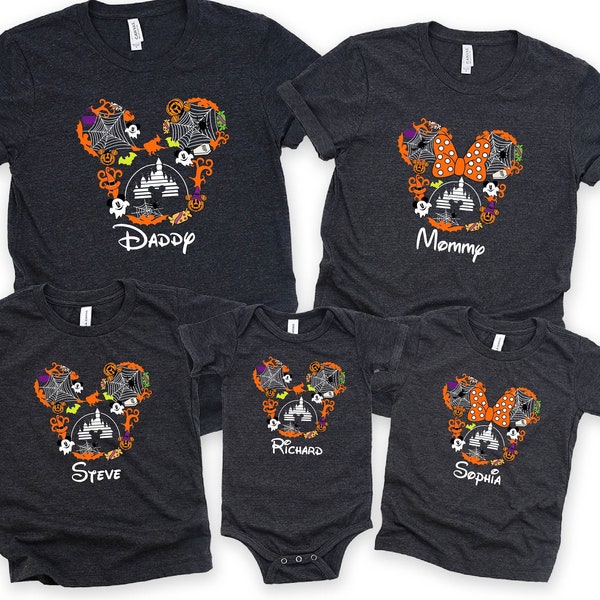 Disney Halloween Family Shirt, Halloween T-Shirt, Family Halloween Shirts, Matching Family Halloween Shirts, Disney Family Vacation T-shirts