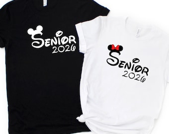 Disney Senior of 2026 Mickey and Minnie Shirt, Disney Graduation Shirt, Graduation Shirt, Disney Senior Shirts for Grad, Senior 2026 Gift