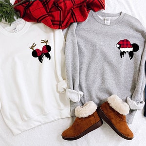 Disney couple christmas sweaters hot sale