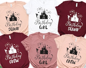 Disney Birthday Shirt, Birthday Girl Shirt, Birthday Gifts Shirts, Disney Birthday Crew, Birthday Shirt Women, Funny Disney Birthday Shirts