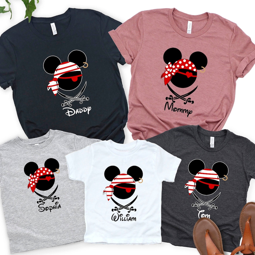 Disney Pirate Family Shirts, Disney Family Shirt, Cruise Matching Shirts, Disney Family Trip Shirt, Pirate Family Shirt, Matching Family Tee