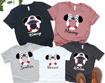 Disney Cruise Family Shirt, Minnie Mickey Head Cruise Shirt, Disney Cruise Group Shirt, Family Matching Cruise Shirt, Disney Pirate Shirt