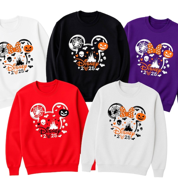 MICKEY Minnie ディズニーヴィンテージアメリカハロウィンスウェット Disney Halloween Mickey and Minnie Sweatshirts,vintage
