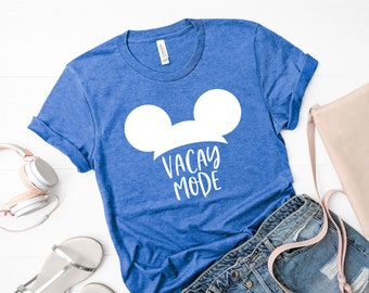 Vacation Shirt, Vacay Mode Shirt, Vacation Shirts for Women, Funny Travel Shirt, Vacay Mode, Vacation Tees,Traveler Gift,Womens Travel Shirt